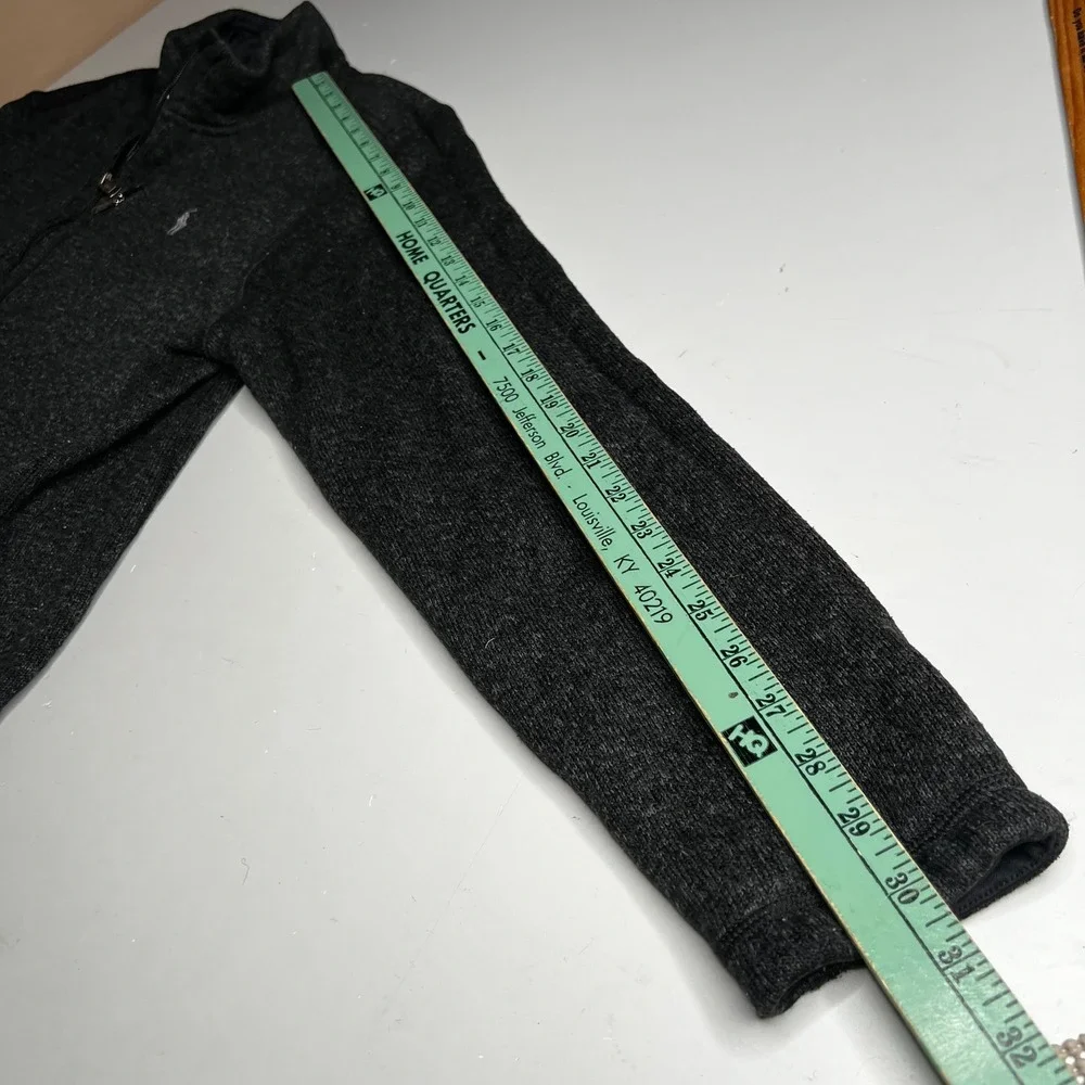 Polo Ralph Lauren Mens XL Gray Heather Quarter Zip Fleece Pullover Jacket